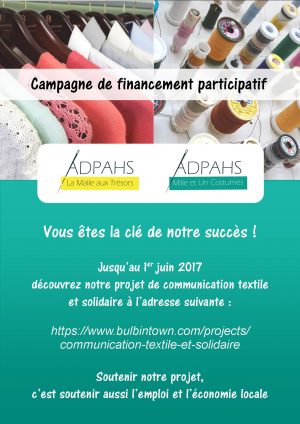 Campagne de financement participatif  ADPAHS  Association pour le